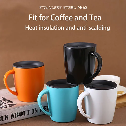 Stainless Steel Coffee Mug With Lid Stainless Steel Coffee Mug With Lid