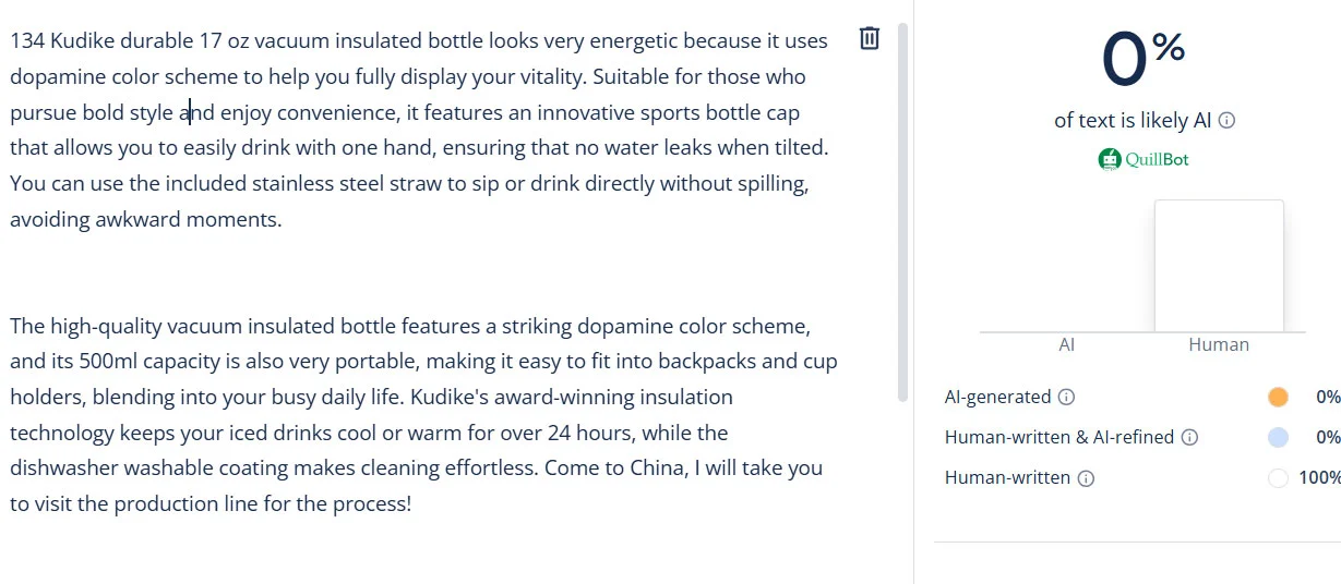 Vacuum Insulated Bottle