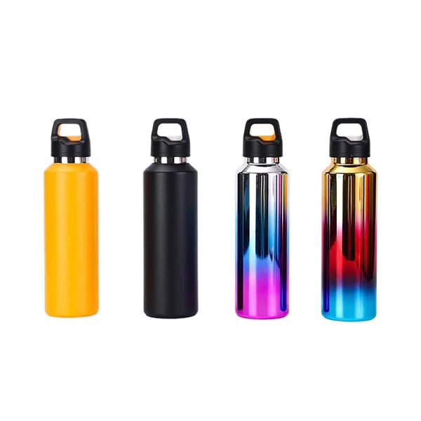 Åpen flaske med én knapp